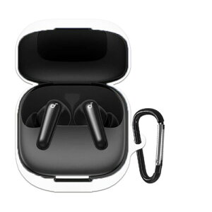BUITFOU For Anker Soundcore P31i �P�[�X P31i �P�[�X �_�炩�� �V���R���� �����h�~ �L�Y�h�~ �ϏՌ� �h�o �y�� �����[�d�\ �J���r�i�t�� �����h�~(�z���C�g)