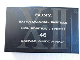SONY カセットテープ XII 46CANVAS WINDOW