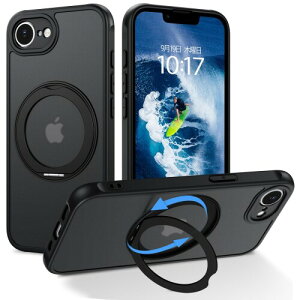 Telaso iphone 16e P[X MagSafeΉ ACtH16e P[X }Olbg X^h@\ 360°]\  ϏՌ 16E Jo[ wh~ ̌^ ^ TPU ԍڃz_[Ή CX[d S