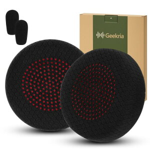 Geekria �C���[�p�b�h Comfort �݊��� �p�b�h ���W�N�[�� Logitech Zone 301(981-001468), Zone 300, Zone 305 (981-001457) �w�b�h�z���ɑΉ� �p�b�h �C���[/�C���[�J�b�v ���b�V���t�@�u���b�N (��)