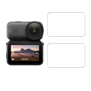 HUAKE ���Y�Ɏq�f�ސ� DJI Osmo Nano �p�� �K���X�t�B����(2��) ���� �K���X �d�x9H �t�� �ی� �t�B����