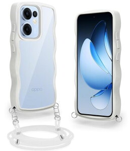 OPPO Reno13 A �p �P�[�X �N���A �V�����_�[ �X�g���b�v�t�� �I�b�|���m���m13A �p �J�o�[ �ϏՌ� �X�}�z�P�[�X ���� ���|�� �΂߂��� �R�t�� ��|���P�[�X ���������\ ���O���\(�z���C