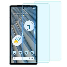 ZXZone For Pixel 7A / Pixel 6a 用 ガラスフィルム Pixel 7A / 6A 用 フィルム 眼精疲労軽減 強化ガラス 液晶 保護フィルム 貼り付け簡単（ピクセル 6A/7A 対応）