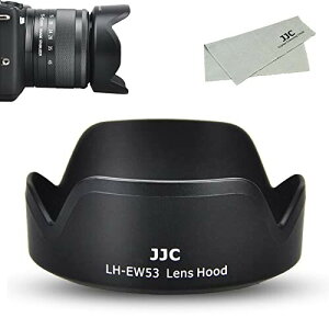 JJC EW-53 t Yt[h Ԍ` Canon RF-S 18-45mm F4.5-6.3 IS STM & Canon EF-M 15-45mm F3.5-6.3 IS STM Y ɑΉ Canon EW-53Yt[h ݊
