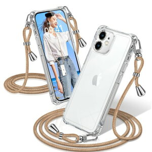 XIOYATY �p�� iPhone 11 �P�[�X �N���A �V�����_�[ �A�C�t�H��11 �J�o�[ �ϏՌ� �X�}�z�P�[�X ���� �D��X�g���b�v�t�� ������ ��|�� �R�t�� ��|�� �΂߂��� �N���X�{�f�B ���ړI�L�����[ �t