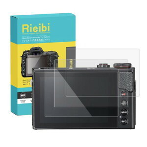 Rieibi Canon PowerShot G9X G7X G5X�t���ی�t�B�����ACanon PowerShot G9X G7X G5X�t���v���e�N�^�[ ����0.25MM �����^�C�v 3���Z�b�g �����K���X �\�ʍd�x9H �ϏՌ� �ώw��