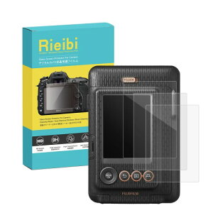 Rieibi FUJI instax mini LiPlay�t���ی�t�B�����AINS MINI HM1�t���v���e�N�^�[ ����0.25MM �����^�C�v 3���Z�b�g �����K���X �\�ʍd�x9H �ϏՌ� �ώw��