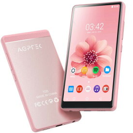 AGPTEK MP3プレーヤー MP4プレーヤー 4インチHD大画面 タッチスクリーン Androidシステム Wi-Fi対応 Bluetooth4.0搭載 スピーカー内臓 8G type-c端子 多機能音楽プレーヤー デジタルオーディオプレー