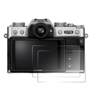2���Z�b�g �X�N���[���v���e�N�^�[ �݊� Fuji X-T30 X-T30 2 X-T20 X-T10 X-E3 X-A2 X30 XF10 �Ή� 9H�d�x �����K���X �t���ی�t�B���� �f�W�^���J���� �A�N�Z�T���[ ���h�~ �w��h�~