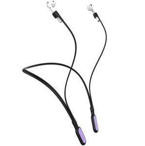 (HALLEAST) AirPods�p�� �l�b�N�o���h�X�g���b�v�A�}�O�l�b�g���A�����h�~�A�N�Z�T���[�A�G���S�m�~�N�X�f�U�C���AAirPods Pro 3/2/1�AAirPods 4/3/2/1 �ɑΉ��A�u���b�N�o���h �p�[�v��