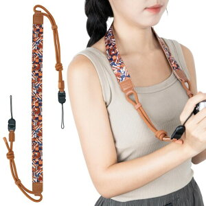 (JJC) �J�����X�g���b�v PU���U�[ �J�����l�b�N�X�g���b�v ������� Canon Fujifilm �\�j�[ A7V A7M5 A7 V �j�R�� ��჌�t/�~���[���X/�R���p�N�g�J�����p ���K�� ������ ���S��啝�Ɍy�� ����