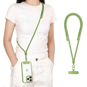 (Jazolmky) 2025�V���ǁE���@�\ �X�}�z�V�����_�[ �΂߂�����|�����|�� �g�уX�g���b�v�X�}�z�X�g���b�v ���o�����K�{ 7mm �i�C�������[�v ��������45cm~75cm �^�O�p�b�` �X�}�z iPhone 17 16 15 14