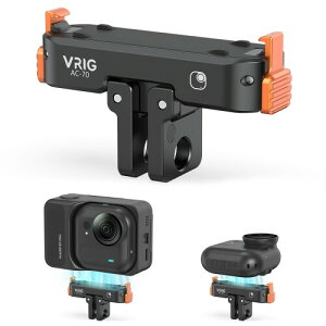 VRIG Insta360 GO Ultra�p �N�C�b�N�����[�X�}�E���g ���C�A�_�v�^�[ �A���~������ �܂肽���� 1/4�l�W �J�����}�E���g ����~�� �U���z�� �J���� ���C�N�C�b�N�����[�X AC-70