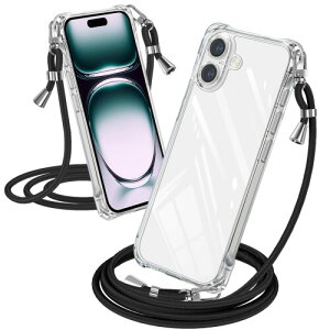 XIOYATY iPhone 17 �p�� �P�[�X �N���A �V�����_�[ �ϏՌ� �A�C�t�H��17 �J�o�[ �X�g���b�v ���� �X�}�z�P�[�X ������ ��|�� �R�t�� ��|�� �΂߂��� ���߉\�ȃV�����_�[ TPU�X�}�z (�u���b