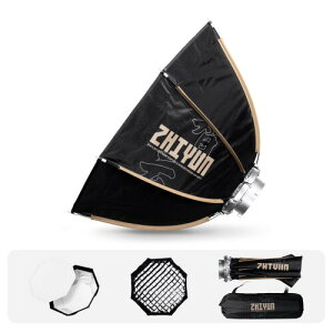 ZHIYUN CINPEER 60cm Bowens�}�E���g ���p�`�\�t�g�{�b�N�X �N�C�b�N�����[�X �n�j�J���O���b�h�t�� �ʐ^�X�^�W�I�A�r�f�I�^��A�|�[�g���[�g�B�e�p ZHIYUN Molus G�V���[�Y B�V���[�Y