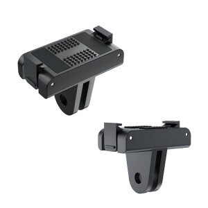 HUIKKJP ���d OSMO Action 5Pro/4/3 ���C�}�E���g �N�C�b�N�����[�X���A�_�v�^�[ 2 ���Z�b�g �E���h�~ �A�N�V�����J�����A�N�Z�T���[�i�~�j�O�r/���]��/�ԍړ��Ή��j