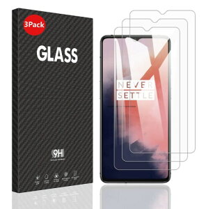 Seninhi (�Z�j���q) OnePlus 7T�p�����K���X�X�N���[���v���e�N�^�[ 3���p�b�N ������ ���h�~ �C�A�Ȃ� (�[�d���g�p�\) - ����0.3mm/�C�A�Ȃ�/������/9H�̍d�x/���h�~/��U�h�~/�w�䂪���ɂ�
