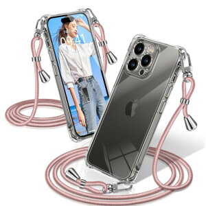 XIOYATY �p�� iPhone 14 Pro Max �P�[�X �N���A �V�����_�[ �A�C�t�H��14 Pro Max �J�o�[ �ϏՌ� �X�}�z�P�[�X ���� �D��X�g���b�v�t�� ������ ��|�� �R�t�� ��|�� �΂߂��� �N���X�{�f�B ���ړI
