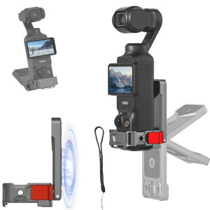DJI Osmo Pocket 4P/Pocket 4 �Ή� ���C�}�E���g �g���A�_�v�^�[ �A���~�j�E�������� �p�x�����\ �R�[���h�V���[�}�E���g�t��