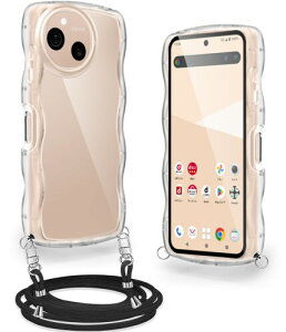 AQUOS sense9 / AQUOS sense10 �P�[�X �V�����_�[ �N���A SH-53E | SHG14 | SH-M29 | SH-53F �p �J�o�[ �ϏՌ� �A�N�I�X�Z���X9 / 10 �X�}�z�P�[�X �X�g���b�v�t�� ���|�� �΂߂��� �R�t�� ��|���P�[�X ����