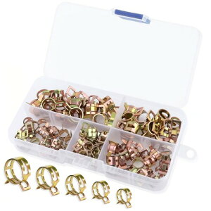 �z�[�X�N���b�v �I�C���p�C�v�N�����v 75�Z�b�g ���a6-10mm �G���X�e�B�b�N�z�[�X�N�����v �����|�� �K�Ȃ� �ϕ��I �X�v�����O�� �����^�b�`�Œ� 5�T�C�Y ���[�P�[�X�t�� �֗�