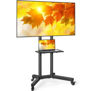 Rfiver �e���r�X�^���h �L���X�^�[�t�� �Ǌ� tv�X�^���h 32-85�C���` ���������\ ��^ ���j�^�[�X�^���h �e���r�X�^���h �n�C�^�C�v VESA600*400 mm�܂őΉ� �ړ��� ��d�x�� X�^��� �ω׏d