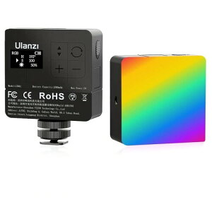 Ulanzi RGB LEDrfICg Bep 2500mAh Type-C[d C CRI95+ 2500K-9000K 邢 zMpCg 359FRGB[h ^ iK BeƖ 1/4lWt Gopro/DJI Osmo Action Pocket/Samsung/Nikon/Ca