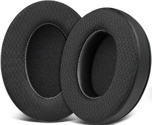 SOULWIT ���b�V�� �C���[�p�b�h for HyperX Cloud (2/3/3S/1/Alpha/Pro) �p �N�b�V����-�u���b�N