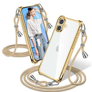 XIOYATY �p�� iPhone 16 Plus �P�[�X �N���A �V�����_�[ �ϏՌ� �A�C�t�H��16 Plus �J�o�[ ���� �N���X�{�f�B�V�����_�[ �d�C���b�L���H �t�@�b�V�����݌v �������� TPU�X�}�z �|�[�^�u�� ������