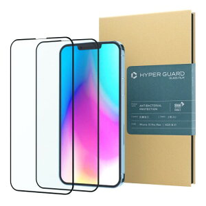 (HYPER GUARD) iPhone14Plus / iPhone13Pro Max KXtB nCubgR 2 F؎擾 w\ Sʕی  ϏՌ یtB nCp[K[h KGF-N-11