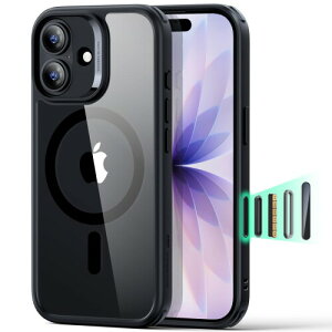 ESR iPhone 17 �P�[�X ���C�����X�[�d iphone17�p �J�����{�^���t�� SGS�F�� �G�A�K�[�h�R�[�i�[ ���ϖh�~ �ϏՌ� PC�w��TPU�o���p�[ �w��h�~ ���ϋv�� �}�O�l�b�g�X�}�z�P�[�X Qi2.2�Ή� �ő�25W