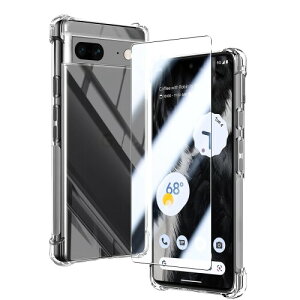 Ή Google Pixel7 P[X NA P[X Google Pixel 7 Jo[ TPU یP[X Jo[w + KXtB GooglePixel7 tB {Ɏq tB KX dx9H ߗ Uh 