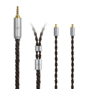 okcsc ZT8 ���P�[�u�� A2DC �P�[�u�� �C���z���P�[�u�� 8�c OFC �����b�L Audio-Technica�p ATH-CKS1100�EATH-CKR100�EATH-CKR90�ȂǓK�� 2.5mm