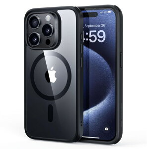 ESR iPhone 15 Pro Max �P�[�X ���C�����X�[�d�Ή� ��phone15promax �P�[�X magsafe �P�[�X ���ϖh�~ ���C �X�}�z�P�[�X iphone15promax �P�[�X �ϏՌ� ���h�~ Classic�V���[�Y�i�N���A_�u���b�N�j