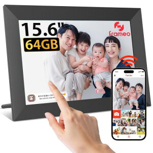 Frameo 64GB fW^tHgt[ 15.6C` 1920*1080 IPS^b`pl Lp WiFiΉ ]  ʐ^ y ] u XChV[@\ v[gɓKp