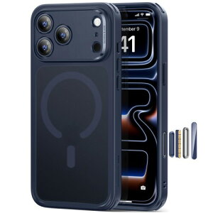 ESR iPhone 17 Pro �P�[�X ���C�����X�[�d �X�g���b�v�z�[���t�� �G�A�K�[�h�R�[�i�[ 25W�����[�d Qi2.2�Ή� 4H���ɋ����w�� ���h�~ ����~�� �w��h�~ �ϏՌ� �ω��� �}�O�l�b�g�X�}�z�P�[�X