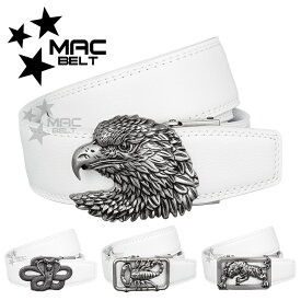 ベルト ゴルフメンズ ゴルフ ベルト 穴なし 大きいサイズ 白 穴無し ゴルフウェア オートロック ゴルフ用ベルト ヴィンテージ 本革 ブランド おしゃれ ワンタッチ 無段階 バックル 紳士 男性 春夏 鷹 イーグル 龍 ドラゴン コブラ 130センチ MBW-V