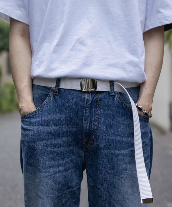 売買 あす楽 ディッキーズ Dickies Giベルト ガチャベルト メンズ 布ベルト ロングベルト ロゴ 穴なし Www Servitronic Eu
