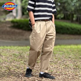 [今だけ全品5％OFFクーポン！4/1 9:59まで]あす楽 ディッキーズ Dickies チノパン テーパードパンツ メンズ ワークパンツ ワイドパンツ ゆったり ボトムス ポケット 無地 ロングパンツ