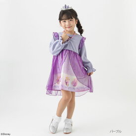 あす楽 ディズニー Disney プリンセス ラプンツェル / コスチューム ワンピース ドレス キッズ 子供 女の子 ガールズ トップス アクセサリー ティアラ ネックレス 指輪 コスプレ ハロウィン クリスマス