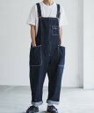 [今だけ！2点以上10％OFFクーポン]ディッキーズ Dickies オーバーオール オールインワン メンズ 綿100% ジップアップ ブランドロゴ ボトムス ポケット ゆったり サロペット
