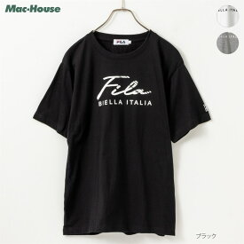 [今だけ全品5％OFFクーポン！4/1 9:59まで]フィラ FILA 半袖Tシャツ メンズ 綿100% コットン トップス プリント 刺繍 ブランドロゴ ユニセックス クルーネック カットソー