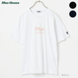 フィラ FILA 半袖Tシャツ レディース 綿100% コットン トップス プリント 刺繍 ブランドロゴ クルーネック カットソー [選べる福袋対象]