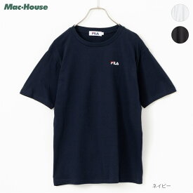 フィラ FILA 半袖Tシャツ レディース 綿100% コットン トップス 刺繍 ブランドロゴ ワンポイント クルーネック カットソー [選べる福袋対象]