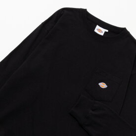 [先着99名様！20時～4H限定全品10％OFF]あす楽 ディッキーズ Dickies 長袖Tシャツ ロンT メンズ OE天竺 クルーネック トップス 無地 ポケット ロゴ カットソー