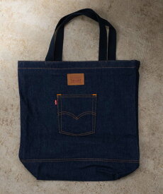リーバイス Levi's トートバッグ デニム 綿100％ コットン サイズ調整可 内ポケット 外ポケット 鞄 バッグ かばん