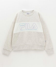 フィラ FILA トレーナー スウェット 裏起毛 キッズ 子供服 女の子 ガールズ トップス あたたかい ビッグシルエット ロゴ プリント プルオーバー [選べる福袋対象]
