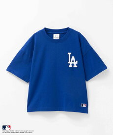 [特別価格][20日P5倍！更にクーポン割]メジャーリーグベースボール MLB Tシャツ 子供服 男の子 女の子 キッズ 半袖 ボーイズ ガールズ ユニセックス トップス 通気性 吸水性 ロゴ プリント ヤンキース ドジャース パドレス 黒 クルーネック カットソー