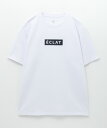 [今だけ！2点以上10％OFFクーポン]Tシャツ メンズ 半袖 綿混 レギュラーシルエット トップス ボックスロゴ プリント 白 黒 クルーネック カットソー ユニセックス レディース