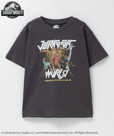 [特別価格★更に最大600円OFFクーポン]ジュラシック・ワールド Tシャツ 子供服 男の子 女の子 キッズ 半袖 ボーイズ ガールズ ユニセックス トップス キャラクター 恐竜 プリント 白 クルーネック カットソー